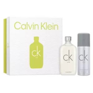 SET CALVIN KLEIN ONE UNISEX (2 PC ) 3.3 OZ EDT SP/ 6.0 OZ DEODORANT