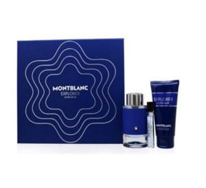 SET MONT BLANC EXPLORER ULTRA BLUE MEN