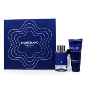 SET MONT BLANC EXPLORER ULTRA BLUE MEN